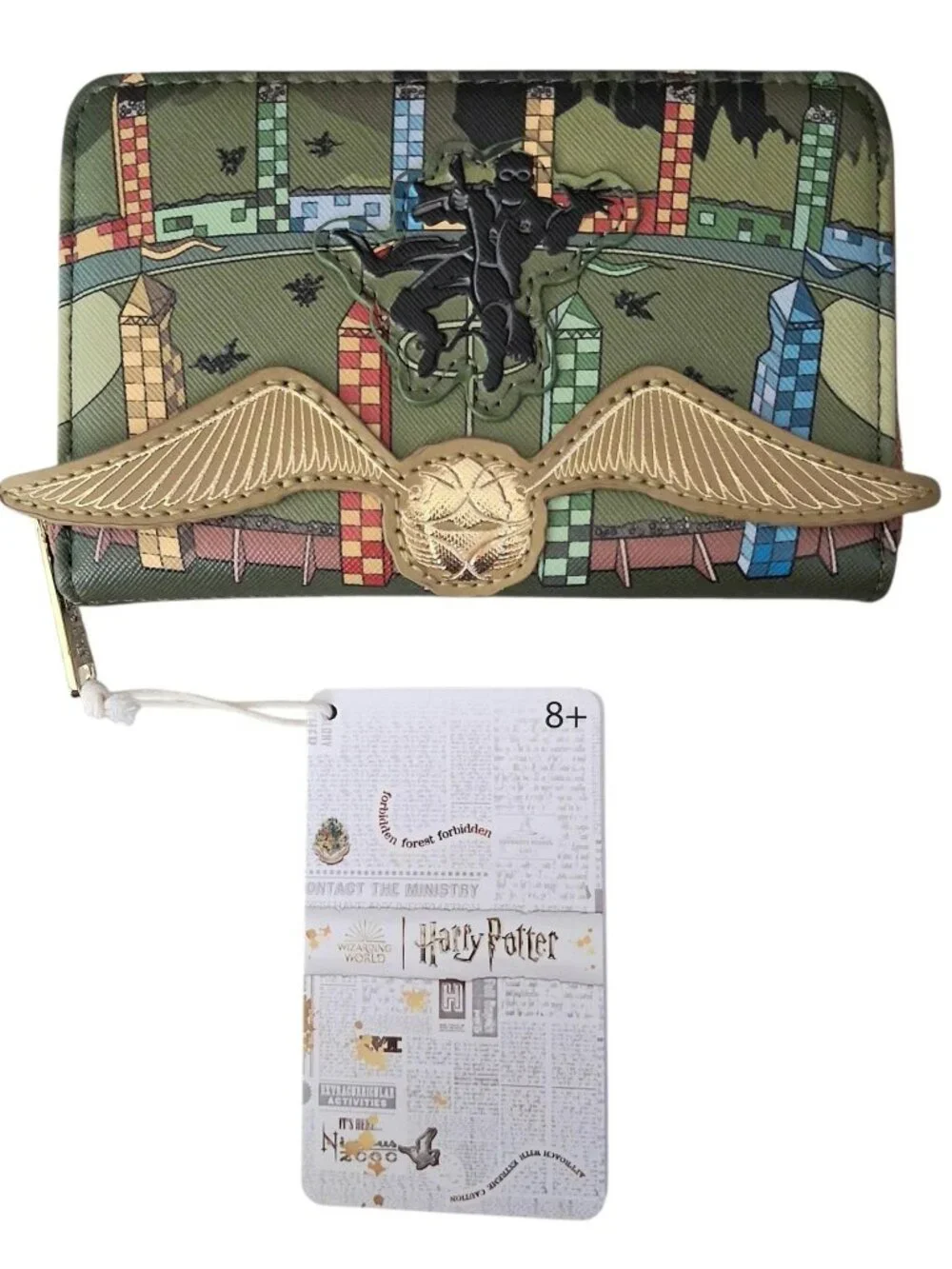 Loungefly Harry Potter Golden Snitch Zip Around Wallet Standard NEW NWT